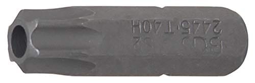 BGS Bit Antrieb Außensechskant 6,3 mm (1/4") T-Profil (für TX) mit Bohrung T40