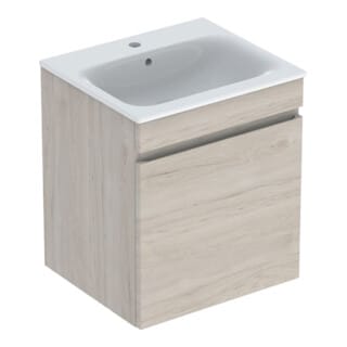 Geberit Möbelwaschtisch-Set Renova Plan 55x62,2x48cm, KP N h be., WT we/KeraTe