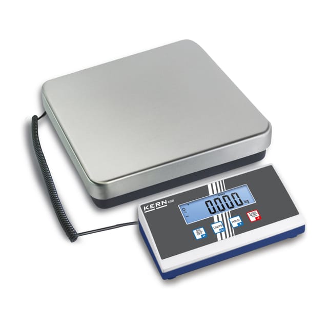 Kern Paketwaage EOB 15K5+C kalibriert, Wägebereich 15 kg, Ablesbarkeit 5 g