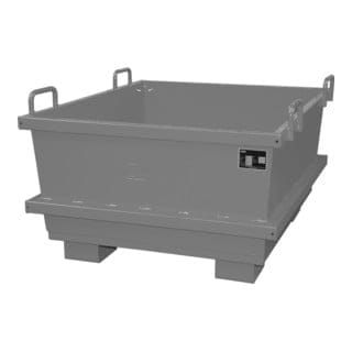 Bauer Südlohn Universalcontainer UC 500, lackiert, Mausgrau