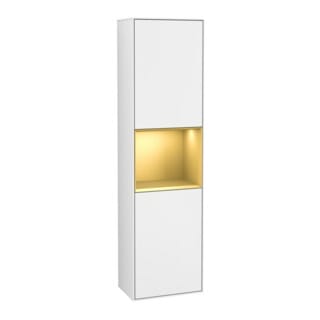 V&B Hochschrank Wandbeleuchtung Finion 41,8x151,6cm, l, Rg g m Lac, glo wh. Lac