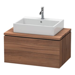 Duravit Waschtischunterschrank L-Cube 82x54,7cm, Nussb Nat, f Kons, 1 Auszug