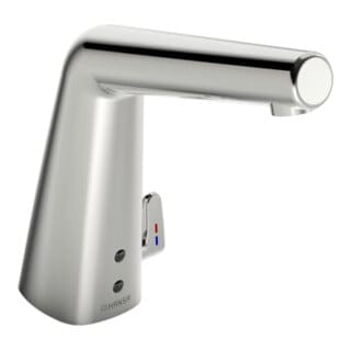 Hansa Infrarot-Waschtischarmatur HANSADESIGNO Style Batteriebetrieb, Ausladung 138mm, chrom