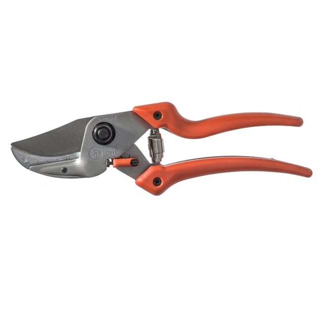 LÖWE Amboss-Gartenschere 8.107 mit Ku-Griffen, Gesamtlänge 210 mm, Schneidleistung 24mm,