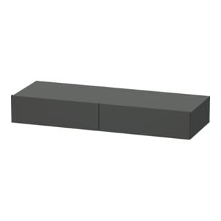 Duravit Schubkastenablage DuraStyle 120x44cm, 2 SchKa., graph ma, m Konsole