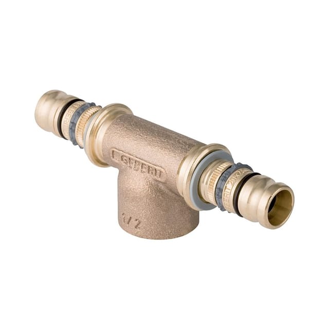 Geberit T-Stück Mepla d 40xRp 1 1/4x40mm, m IG, Rotguss