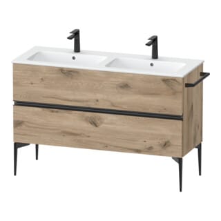 Duravit Waschtischunterschrank boden Sivida 128x59,1x47,7cm, 2 Schub., E Marm, G sw