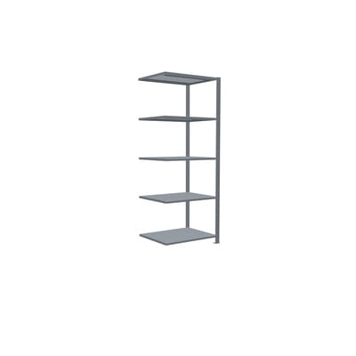 Schulte Anbauregal Steckregal MULTIplus250 2000 x 750 x 600 mm 5 Fachböden Kreuzstrebe verzinkt