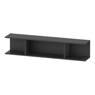 Duravit Regal Ketho.2 80x15x17cm, hor, 3 Fächer, graphit matt