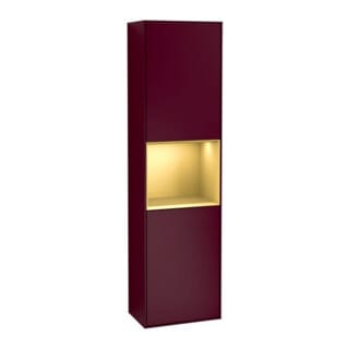 V&B Hochschrank Wandbeleuchtung Finion 41,8x151,6cm, li, Reg gol m Lac, Peo m