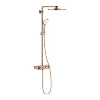 Grohe Duschsystem Euphoria SmartC 310 Duo w suns, m AP-Thermostat, Arm 45cm schwenkbar