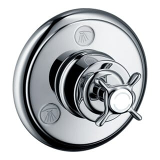 hansgrohe Fertigmontageset Axor Montreux UP-Ab- + Um-V, m Kreuz, brush. r gol