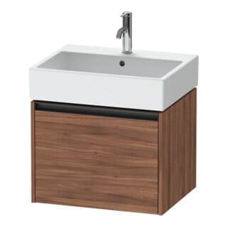 Duravit Waschtischunterschrank Ketho.2 58,4x46cm, Nussb Nat, 1 Ausz., wandhängend