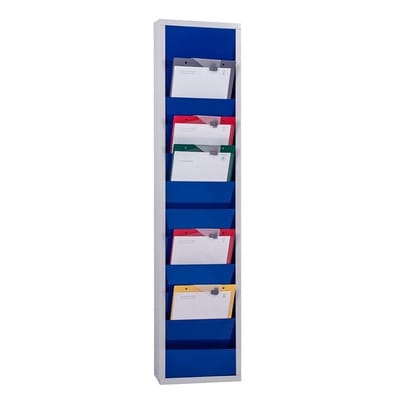 Eichner Planungstafel A4 aus Metall 315 x 1.280 mm blau