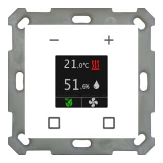 MDT technologies Raumtemperaturregler Smart rws/glänzend SCN-RTR55S.01