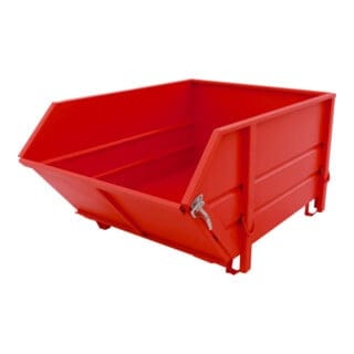 Bauer Südlohn Baustoffbehälter BBK 100, lackiert, Feuerrot