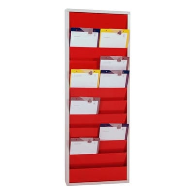 Eichner Metall-Plantafel für den Werkstattbereich zweireihig