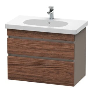 Duravit Waschtischunterschrank DuraStyle 80x45,3cm, N dk/b ma, 2 SchKa., wandhängend
