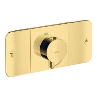 hansgrohe Fertigmontageset Axor One UP-Thermostat., 2 Verbr., pol. gol optic
