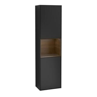 V&B Hochschrank Finion 41,8x151,6cm, re, Reg wal ven, bla m Lac