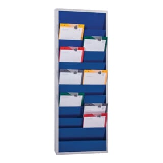 Eichner Planungstafel A4 aus Metall 554 x 1.280 mm blau