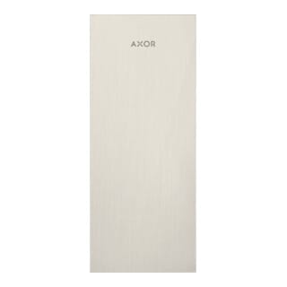 hansgrohe Platte Axor MyEdition 200x82mm, Edelstahl-Optik, Metall