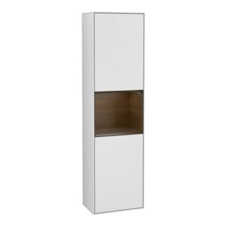 V&B Hochschrank Finion 41,8x151,6cm, re, Reg wal ven, wh. m Lac