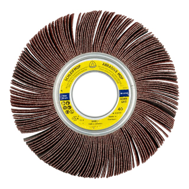 Klingspor SM 611 Schleifmopräder LS 309 X, 165 x 25 x 43,1 mm Korn 240