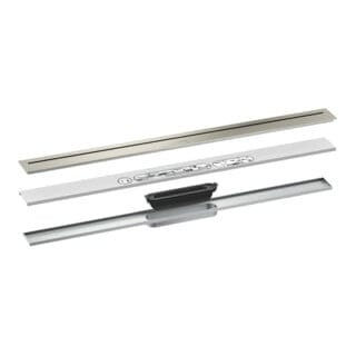 hansgrohe Duschrinne Drain 900mm, FM-Set, frei im Raum, ES optic