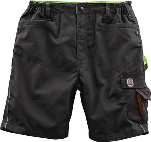 Terrax Herren Shorts Gr.48 schwarz/limette 65%PES/35%CO