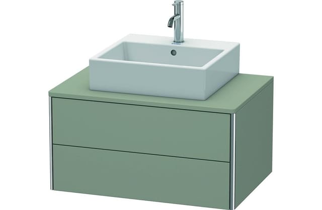 Duravit Waschtischunterschrank XSquare 80x54,8cm, st-g m, f Kons., 2 La, wandhängend