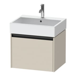Duravit Waschtischunterschrank Ketho.2 58,4x46cm, Tau matt, 1 Ausz., wandhängend