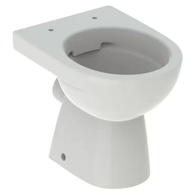 Geberit Stand-WC, Tiefspüler Renova Abg. hor, teilgeschl. F., rimfr., perg.