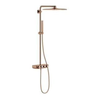 Grohe Duschsystem Euphoria SmartC 310 Cube D w ss g, m AP-Thermostat, Arm 45cm schwenkb.