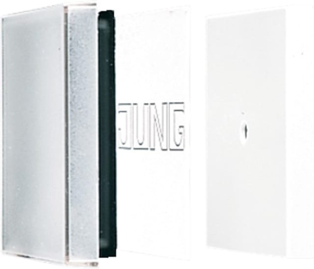 Jung Wippe Schriftfeld für transp.Abdeckung LS 990 NAGL