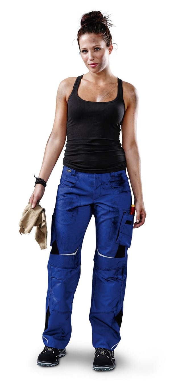 Kübler Pulsschlag Hose 2124 kornblumenblau/schwarz Größe 54