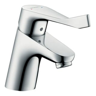 hansgrohe Waschtisch-Einhebelmischer Focus 70 o ZugstAblGar, m ex. lang. Komf.Griff, c