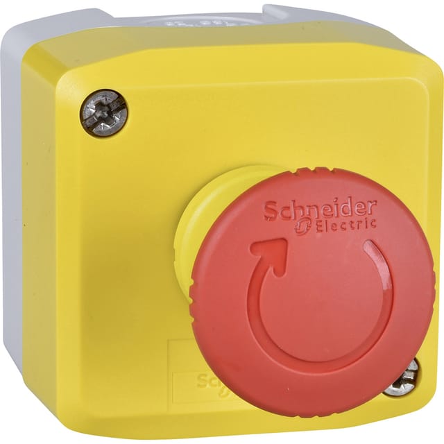 Schneider Electric Komplettgehäuse 2Ö,m.Pilztaster rt XALK178F