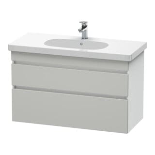 Duravit Waschtischunterschrank DuraStyle 100x45,3cm, betgr/we ma, 2 SchKa., wandhängend