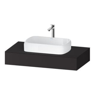 Duravit Konsole Qatego 100x55x17cm, graph matt, 1 Ausschnitt