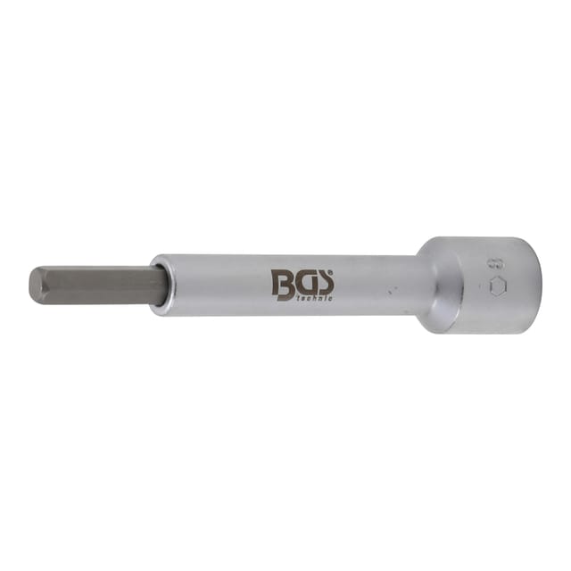 BGS Bit-Einsatz Antrieb Innenvierkant 12,5 mm (1/2") Innensechskant 8 mm