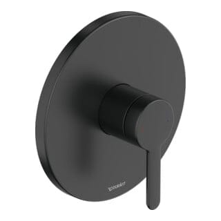 Duravit Fertigmontageset C.1 UP-Brause-Einhebelmischer, rund, schwarz matt