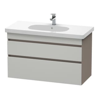 Duravit Waschtischunterschrank DuraStyle 100x45,3cm, betg/ba ma, 2 SchKa., wandhängend
