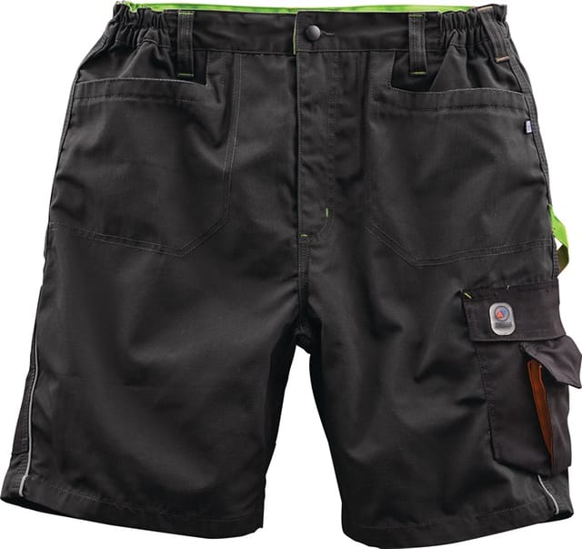 Terrax Herren Shorts Gr.56 schwarz/limette 65%PES/35%CO