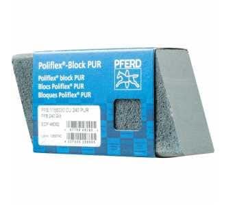 PFERD TOOLS Poliflex Schleifblock 30x60x115 mm Bindung PUR SIC240 für Feinschliff und Finish