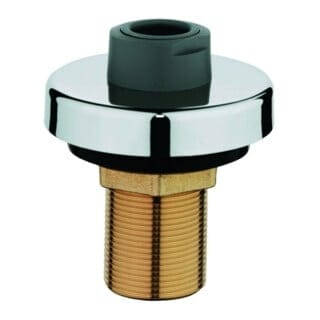 Grohe Schlauchdurchführung 46487 für HB 3-Loch-Wannenkombin. chrom/dunkelgrau