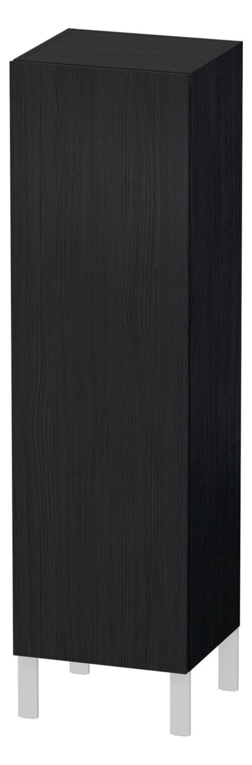 Duravit Halbhochschrank L-Cube individual, Tür rechts, Eiche schwarz