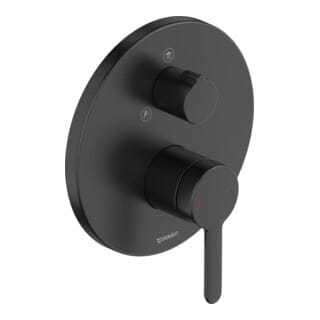 Duravit Fertigmontageset C.1 UP-Brause-Einhebelmischer, m Umstellvent., rd, sw ma