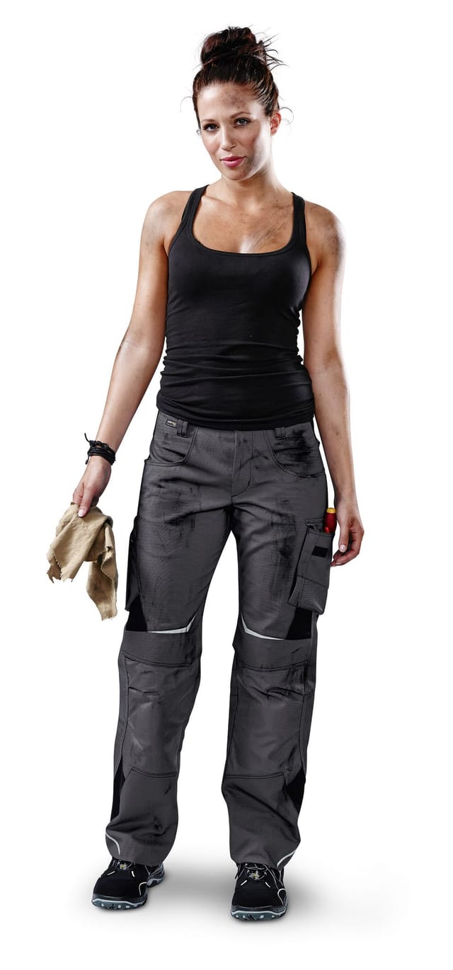 Kübler Pulsschlag Hose 2124 anthrazit/schwarz Größe 50
