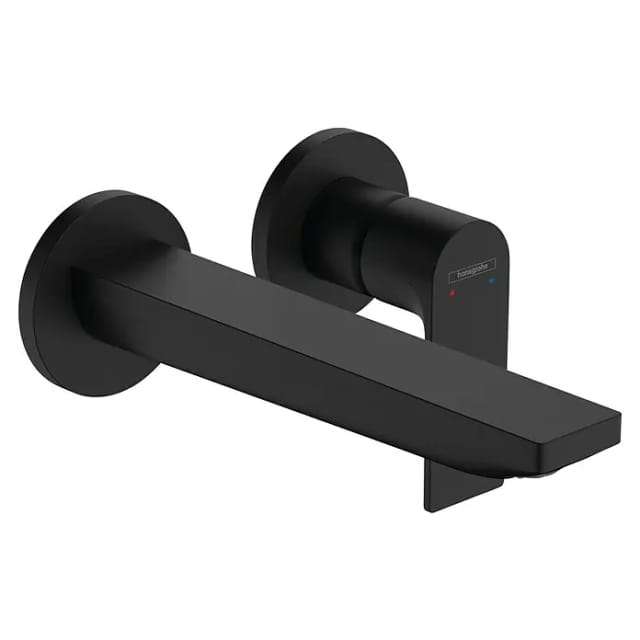 hansgrohe Fertigmontageset Rebris E UP-Waschtisch-Einhebelmischer, m Auslauf 200mm, mattschwarz
